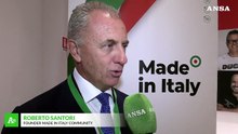 Santori: "Il made in Italy cresce nonostante dazi e crisi"