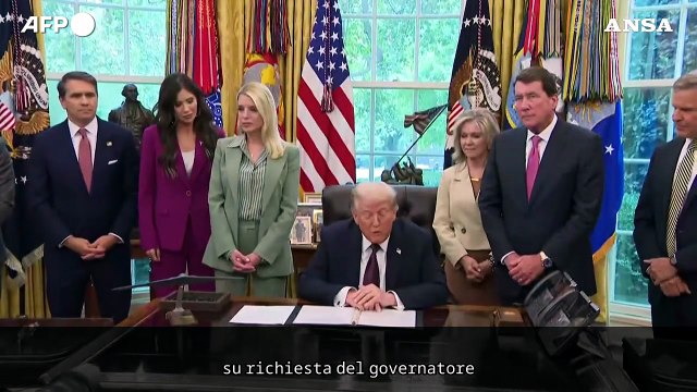 Trump inviera' la Guardia Nazionale a Memphis, poi anche a Chicago