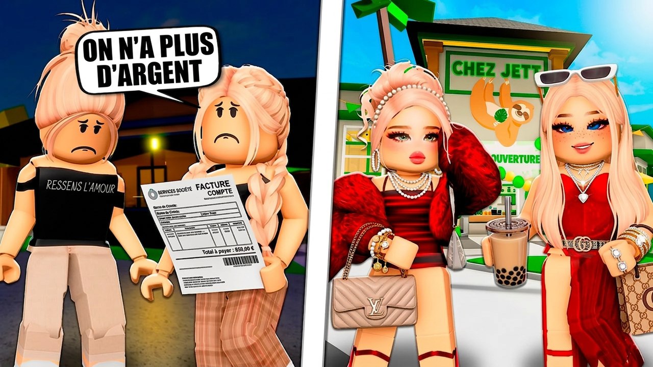 Des filles modestes ouvrent leur propre resto branché ! | Histoires Brookhaven RP | Roblox
