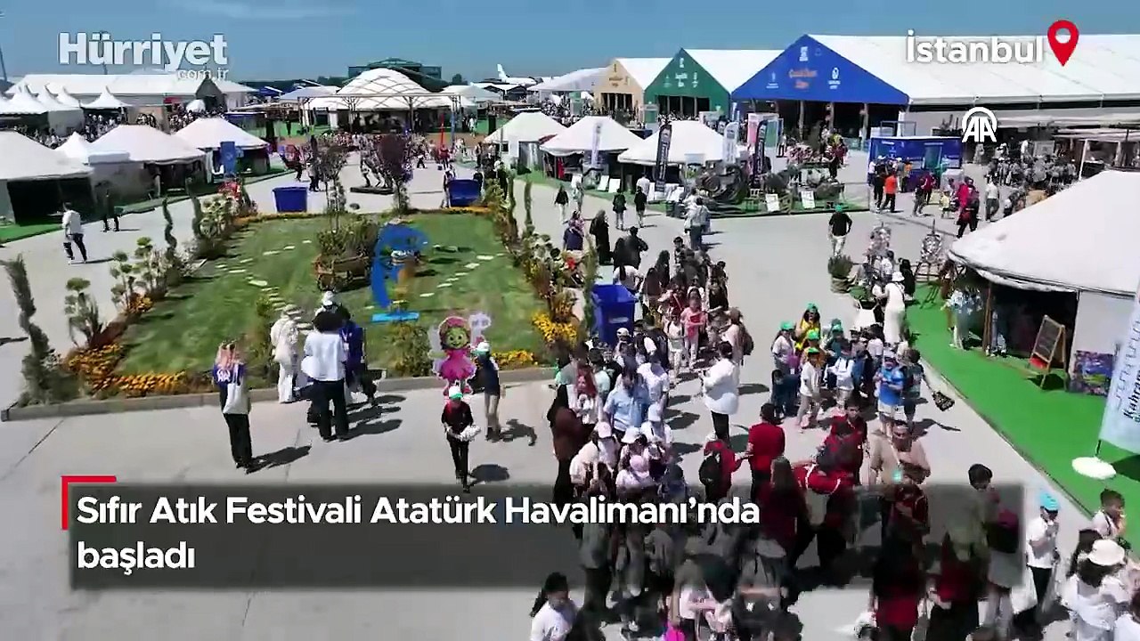 Sıfır Atık Festivali Atatürk Havalimanı'nda başladı