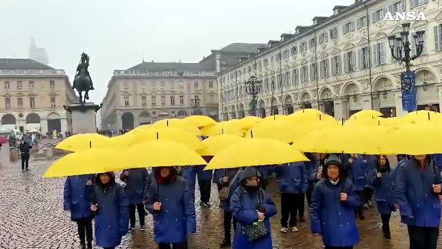 Torino, Flash Mob in onore degli Atp Finals