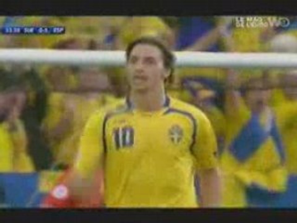 Espagne 1-1 suede ibrahimovic