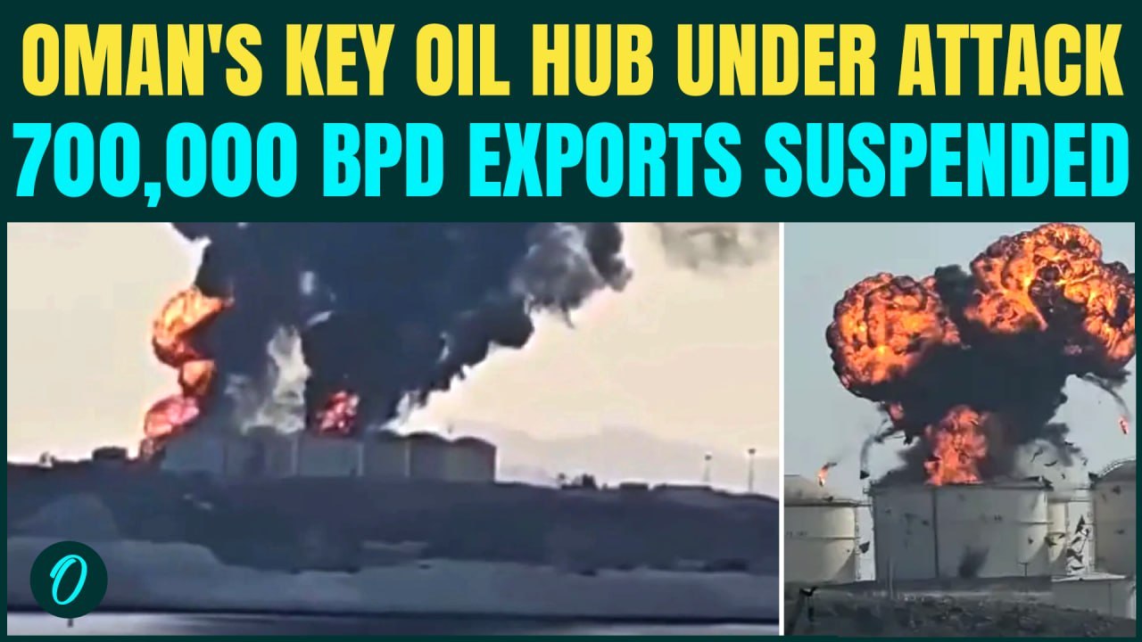 Oman’s Largest Oil Terminal EXPLODES After Drone Attack; Millions of Barrels in Operations Halted