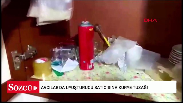 Avcılar'da uyuşturucu satıcısına kurye tuzağı