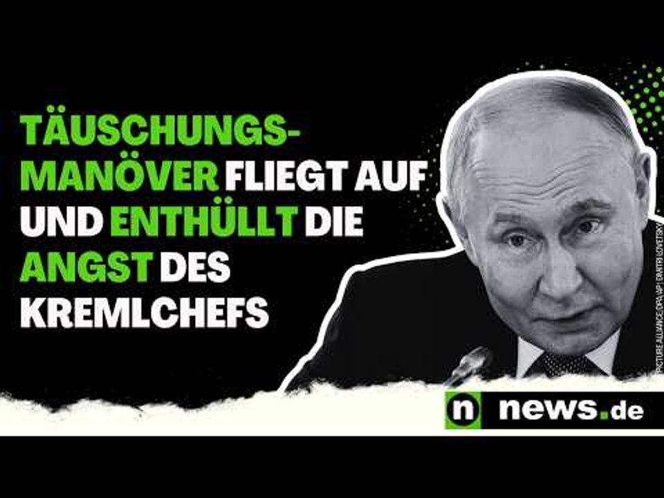 Wladimir Putin: Täuschungsmanöver fliegt auf und enthüllt die Angst des Kremlchefs
