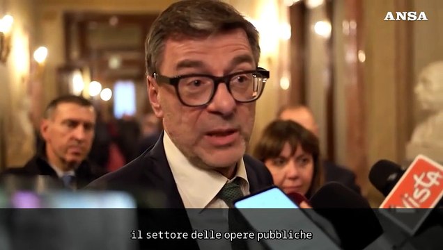 Giorgetti commenta la manovra: Vale circa 22 miliardi, fatte cose che sembravano impossibili