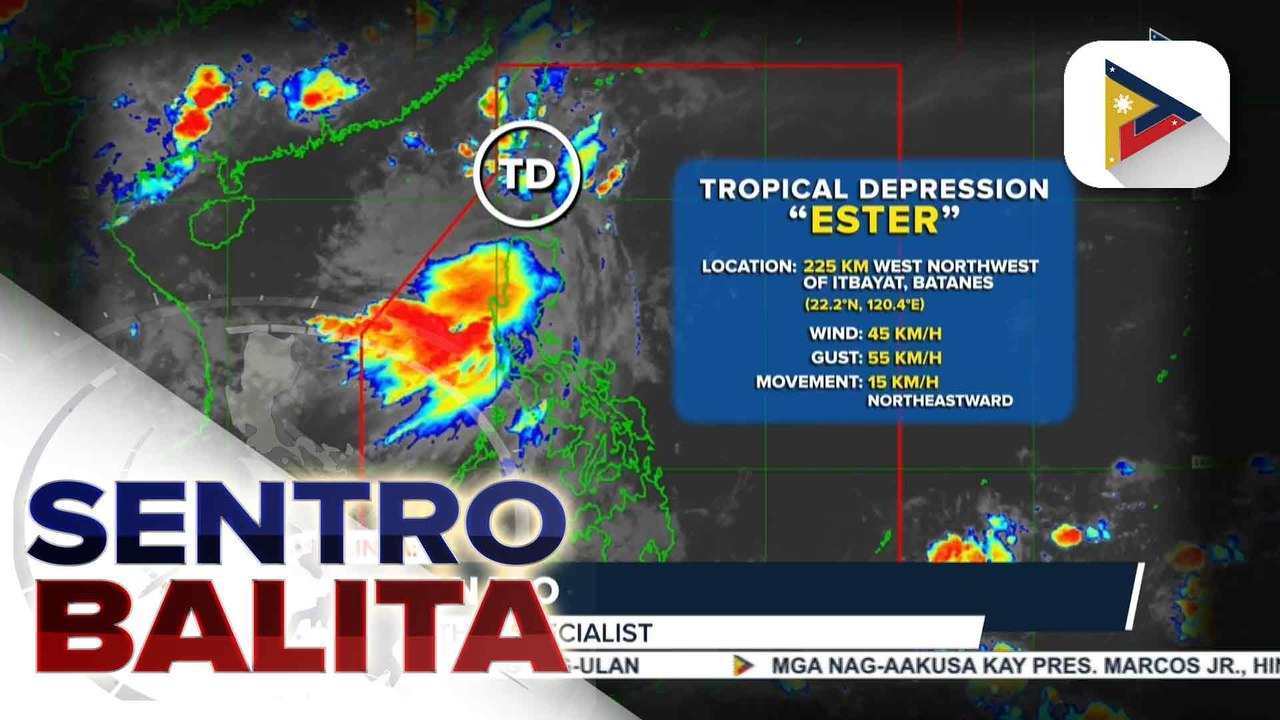 Batanes, nasa Signal No. 1 dahil sa Bagyong #EsterPH; habagat at localized thunderstorms, nagpapaulan sa ilang bahagi ng bansa