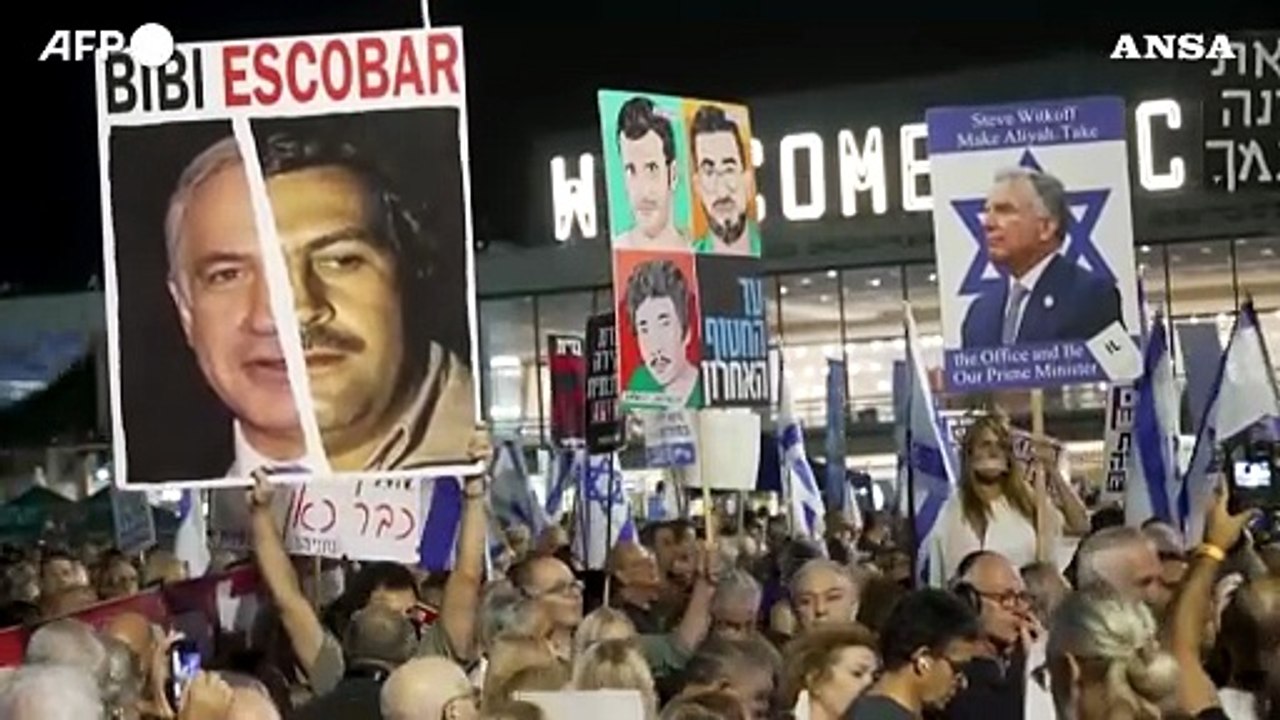 Israele, nuova manifestazione contro il governo Netanyahu