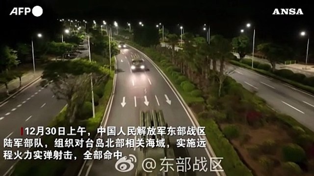 Esercitazione cinese con lancio di missili nello Stretto di Taiwan