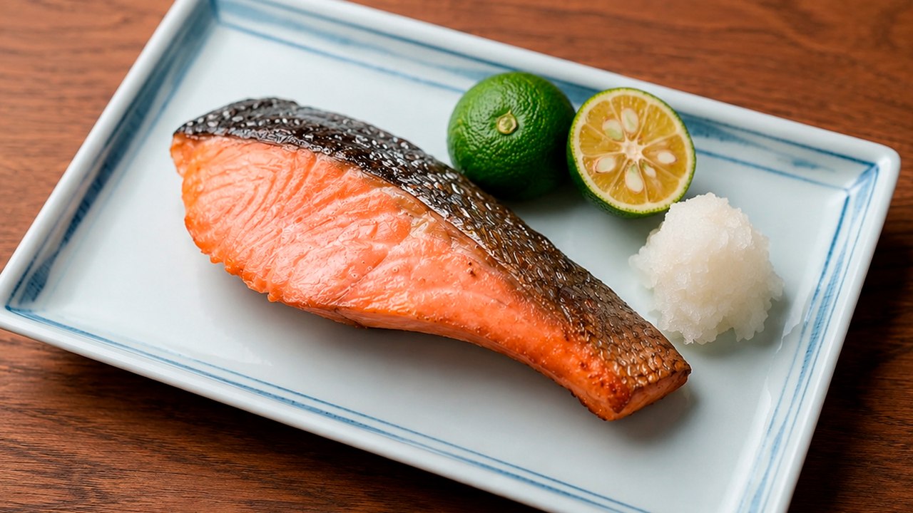 Grilled Shiozake For A Classic Morning Meal 🔥
