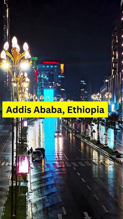 This is Addis Ababa, Ethiopia, The most advancing city in Africa