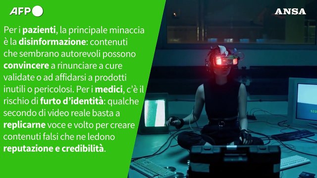 Ansa VERIFIED - I video deepfake rappresentano un problema per medicina e sanita'?
