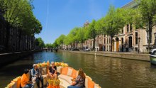 Amsterdam 4K 60fps: Luxury Electric Boat Cruise