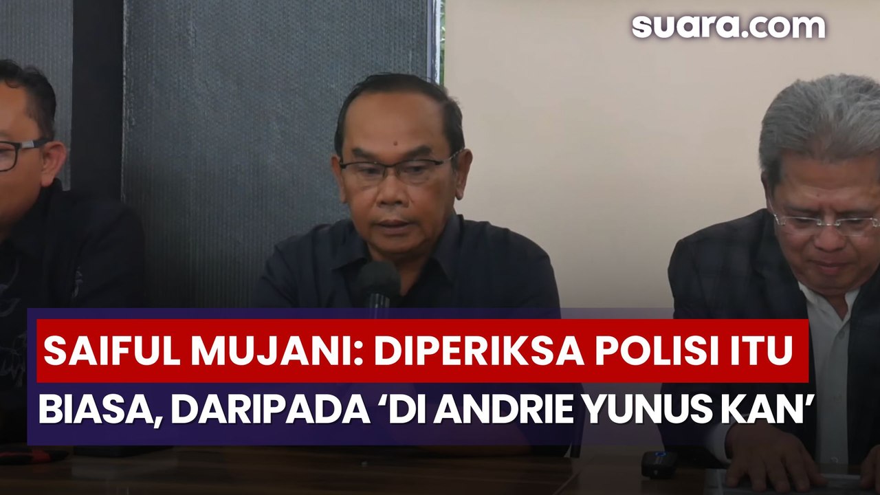 Saiful Mujani: Saya Diperiksa Polisi itu Biasa, daripada ‘di Andrie Yunus kan’