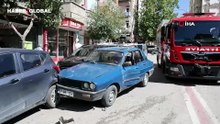 Freni patlayan kamyon, caddeyi böyle savaş alanına çevirdi: 10 araç zarar gördü, 5 yaralı