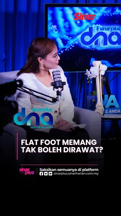 Flat foot ini boleh sembuh ke tak?