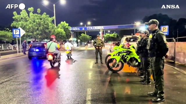 Confine tra Colombia e Venezuela dopo l'attacco statunitense