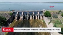 Kuraklıktan etkilenen Devegeçidi Baraj Gölü, yağışlarla doldu