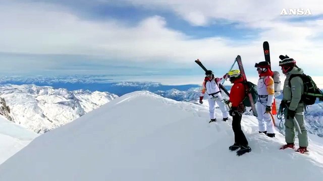 Milano Cortina 2026, la fiaccola olimpica arriva sul monte Rosa
