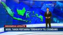 Mobil Tangki BBM Pertamina Terbakar di Tol Cisumdawu, Arus Lalu Lintas Sempat Tersendat