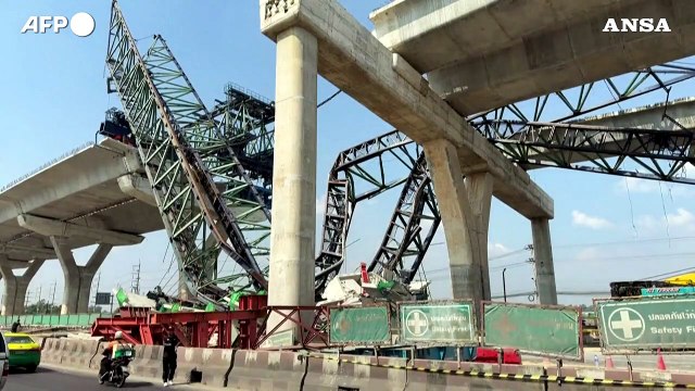 Nuovo incidente in Thailandia, crolla una gru alla periferia di Bangkok