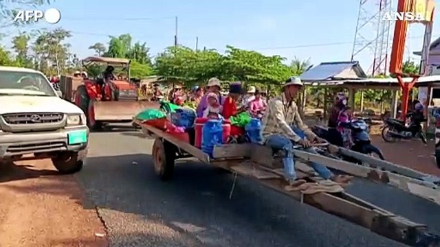 Scontri Thailandia-Cambogia: centinaia di persone si rifugiano in un centro d'evacuazione