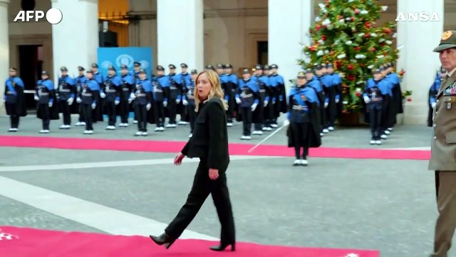 Italia-Ucraina, Meloni riceve Zelensky a palazzo Chigi