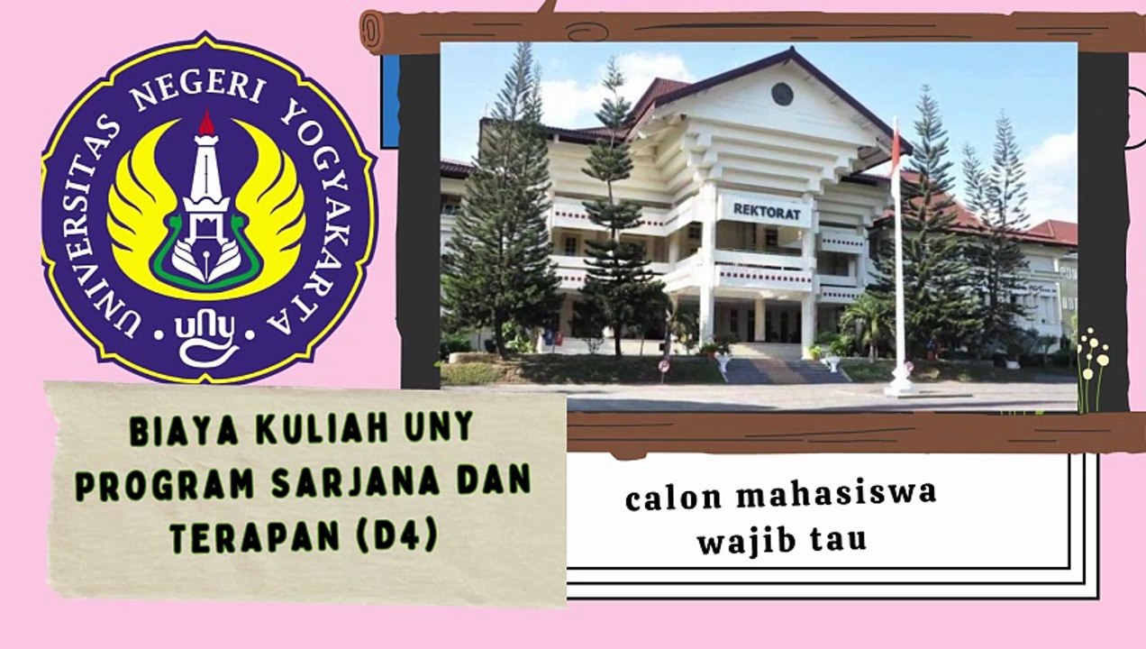 Biaya Kuliah UNY Program Sarjana Terapan (D4), Ada 10 Tingkat UKT calon mahasiswa wajib tau