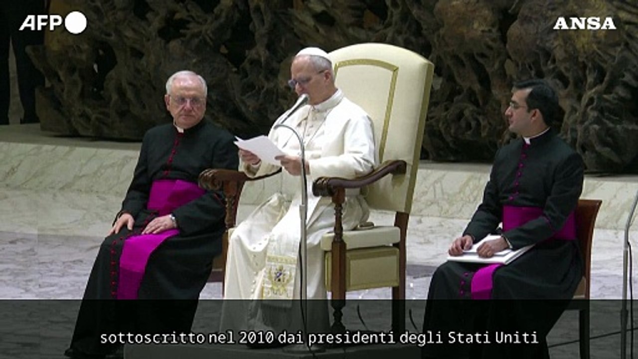 Papa: "Scongiurare corsa ad armamenti, minaccia la pace tra le nazioni"