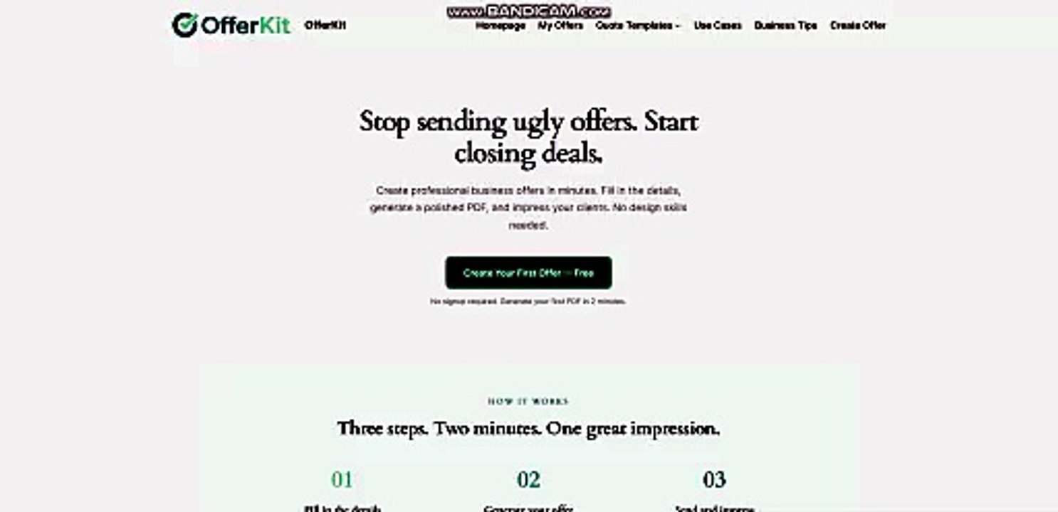 business proposal generator