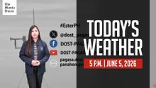 Today's Weather, 5 P.M. | June 5, 2026