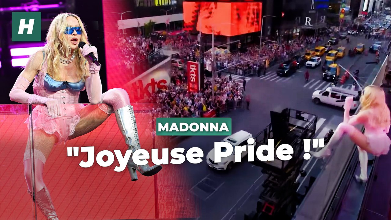 En plein Times Square, Madonna a donné le coup d'envoi du mois des fiertés comme il fallait