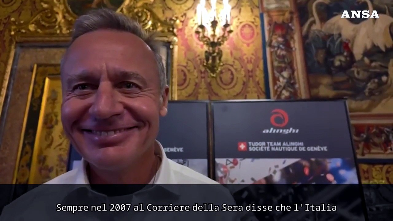 Bertarelli: "L'Italia non e' piu' un Paese fermo, l'economia si e' ripresa"