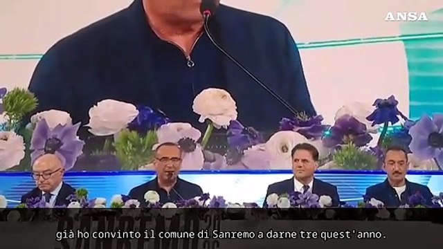 Sanremo, Conti: Quest'anno tre premi alla carriera: a Leali, Caselli e Mogol