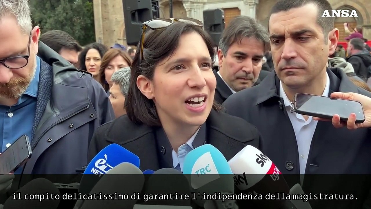 Referendum, Schlein: "No a una riforma che non migliora la giustizia"
