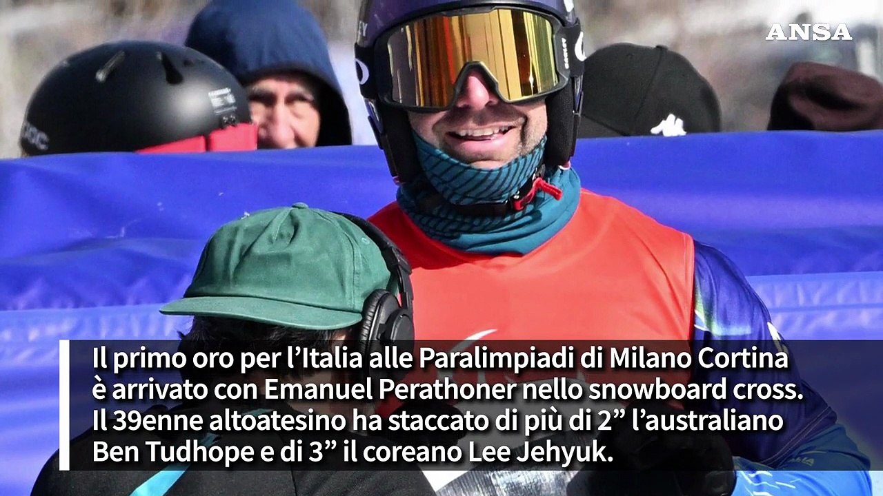 Milano Cortina, Perathoner vola dal dramma olimpico al trionfo paralimpico: oro Italia (sognando il bis)