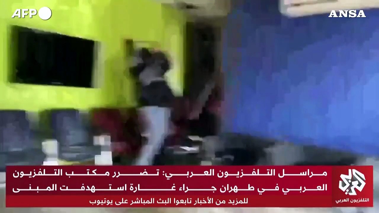 Iran, Teheran: Israele colpisce la sede della tv qatarina Al Araby
