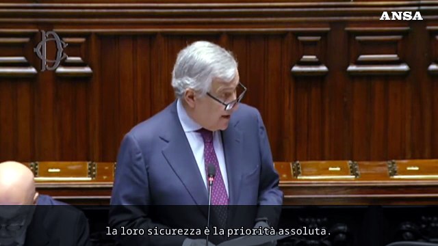 Tajani: 100.000 italiani coinvolti direttamente o meno dalla crisi in Iran