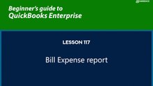 117 - Bill Expense report