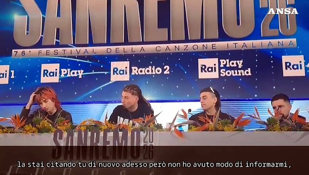 Sayf a Sanremo: L'attacco all'Iran? Spero sia un solito capriccio americano