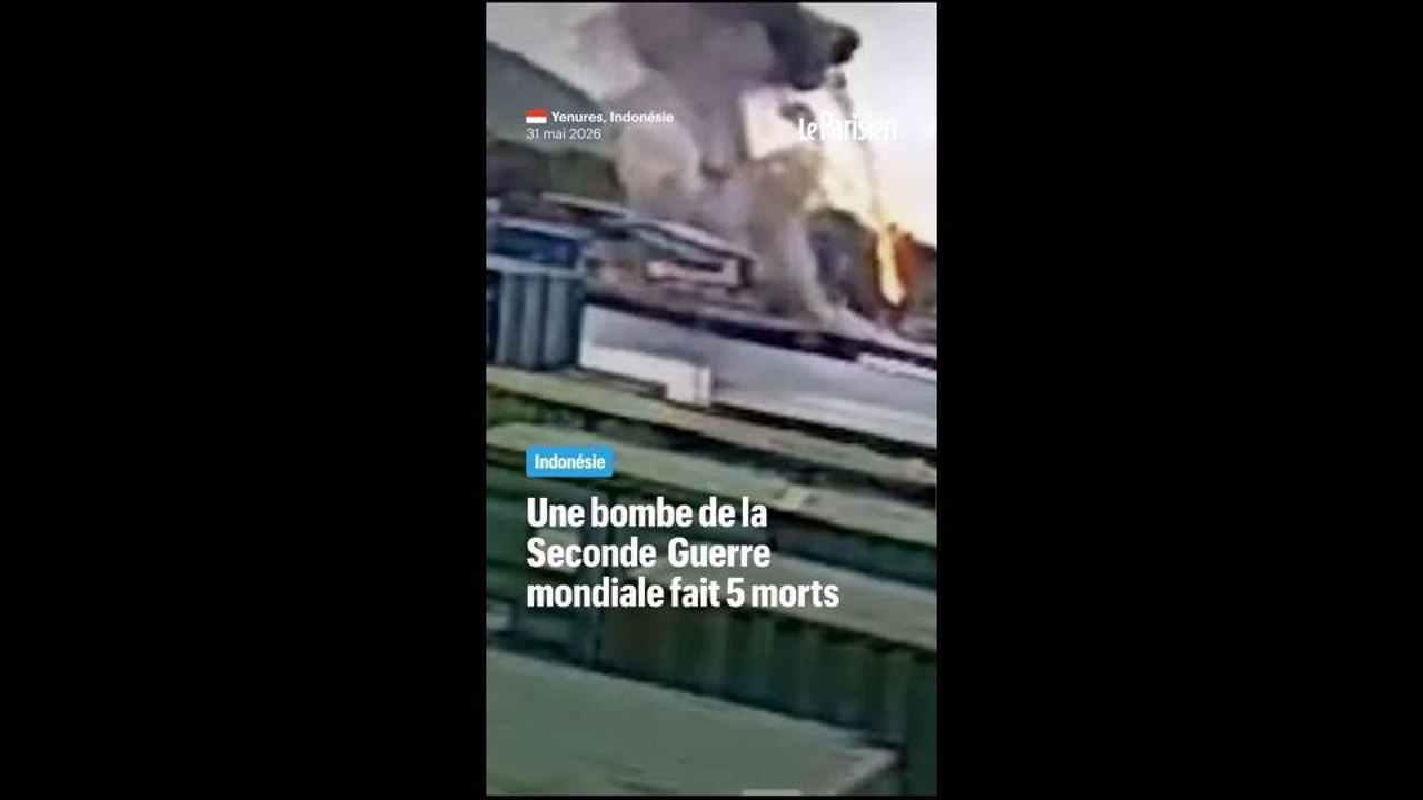 Indonésie : une bombe de la Seconde Guerre mondiale fait 5 morts