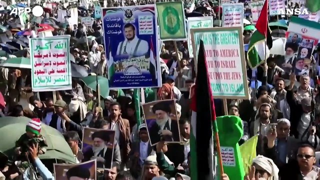 Nello Yemen e in Iraq manifestazioni di solidarieta' con il regime iraniano
