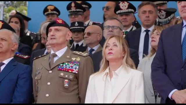 Meloni a Reggio Calabria per l'anniversario dell'Arma dei carabinieri