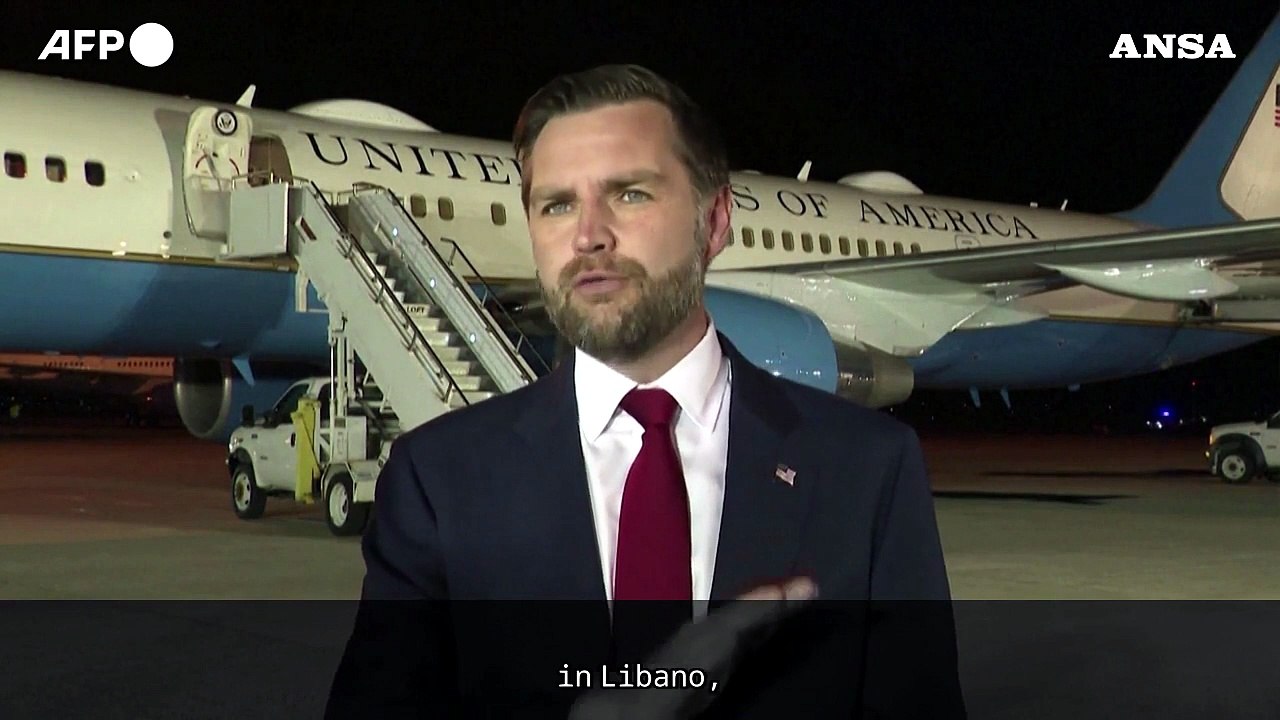 Vance: "Sta all'Iran decidere se far saltare la tregua per il Libano"