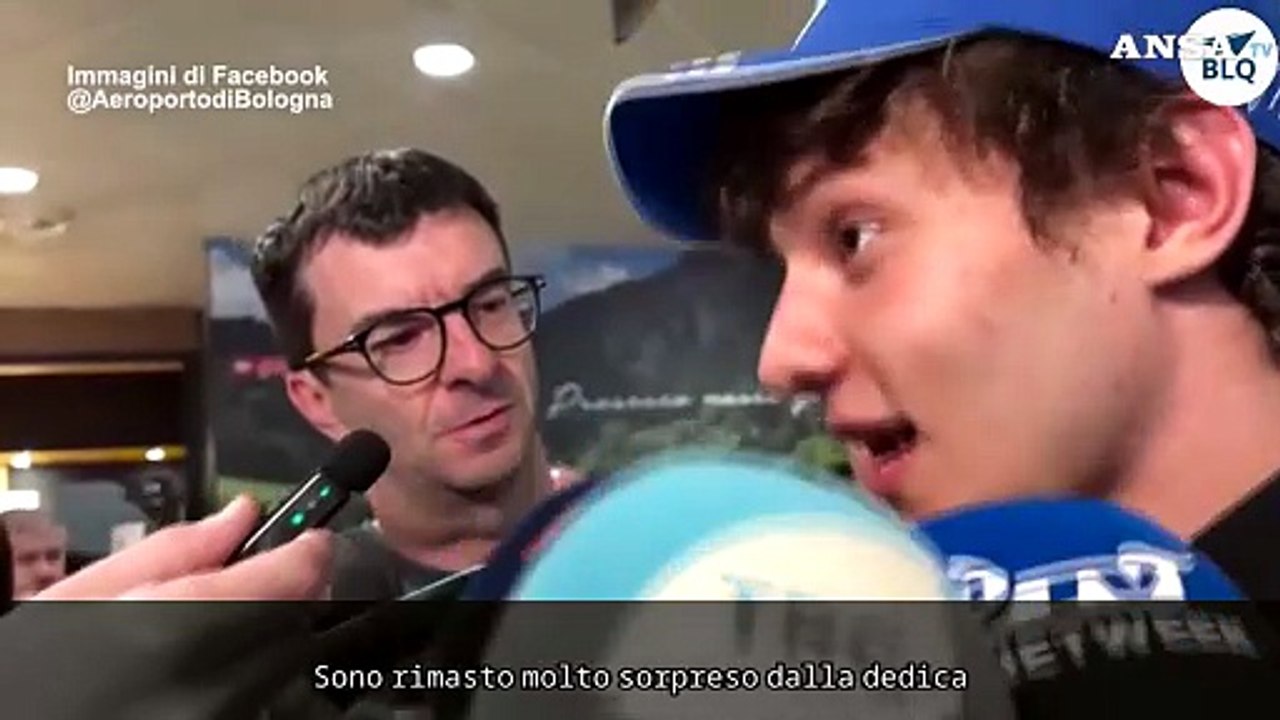 F1, Antonelli a Bologna: "Ho ringraziato Sinner per la dedica"