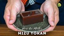 Silky Smooth Japanese Red Bean Jelly (Mizu Yokan)