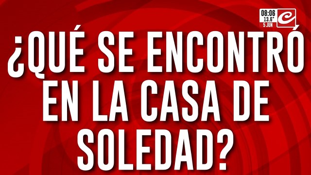 Allanaron la casa de Soledad, la dueña el auto con el que descartaron los restos de Agostina