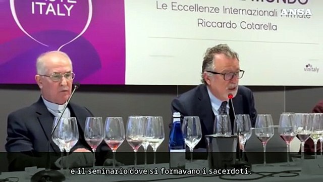 Vino, sacerdote da Betlemme al Vinitaly: Dal lavoro messaggio di fraternita'