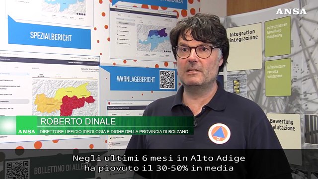 Riserve di neve dimezzate, in Alto Adige torna il rischio siccita'