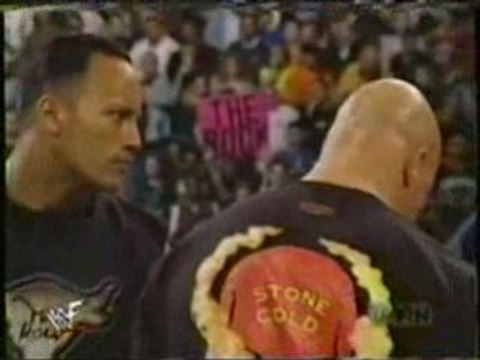 The Rock & Stone Cold Segment before wrestlemania 17